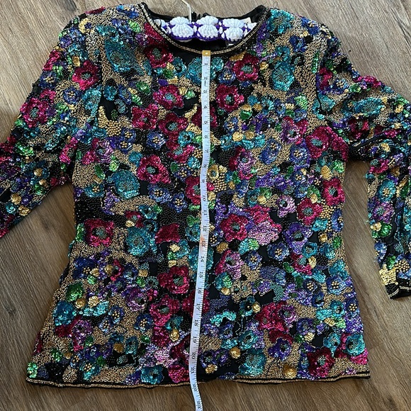 Vintage Fully Beaded/Sequined Top - Picture 15 of 17